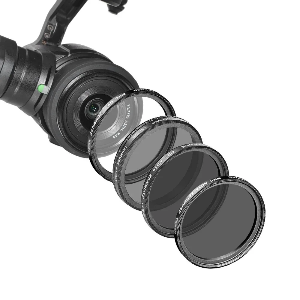 

Neewer for DJI Zenmuse X5 Inspire 1 Pro Filter Set includes: UV Filter+CPL+ND16 Filter+ND2-400 Filter