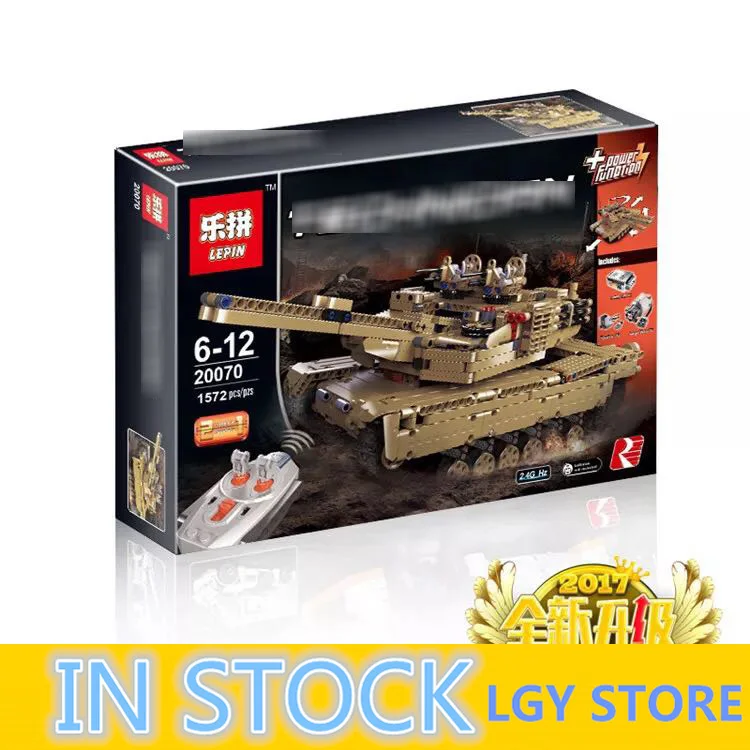 

LEPIN technic Series Military RC Tank 20070 Set Building Blocks Bricks Military Model Funny Birthday Boy Toys Christmas Gifts