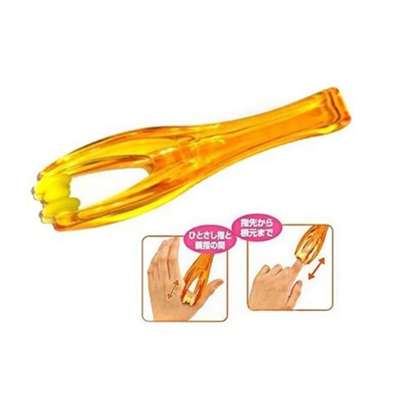 

1PCS 2 Rollers Finger Massager Elastic Handle Relax Finger Joints Hand Massager Blood Circulation Massage Tool for Lover