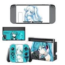 Hatsune Miku nintendo switch, накладка на кожный переключатель для nintendo Switch NS, контроллер Joy-con