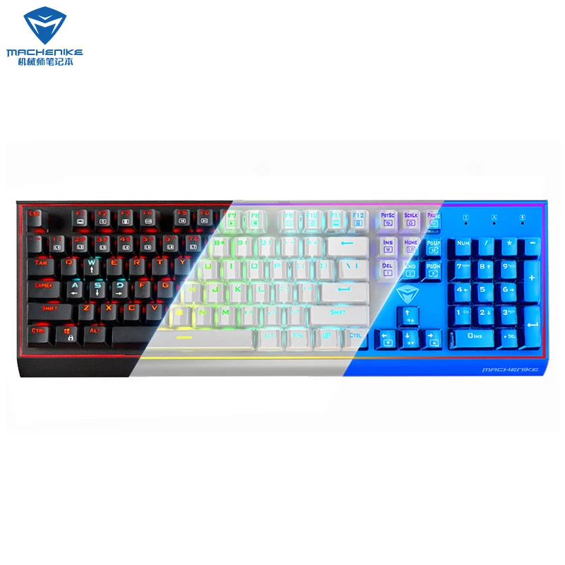

Machenike mechanical gaming keyboard green axis black axis tea axis RGB eSports gaming keyboard for notebook laptop computer