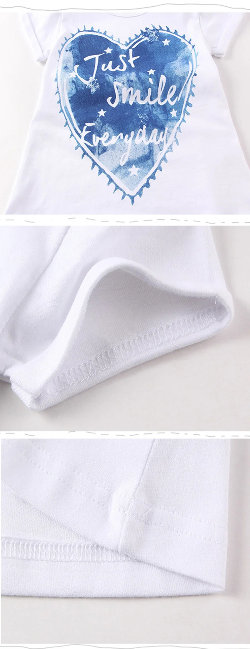 Jumpingbaby 2016 Children Girls 100% Cotton Summer T-Shirt For 1-6 Y Kids Child Short Sleeve Cartoon Tops Casual Tees Clothing49