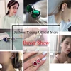 Classic Green AAA Cubic Zirconia Stud Earrings Round Crystal Girl Ear Studs For Women Multicolor Fashion Jewelry brincos AE176 ► Photo 3/6