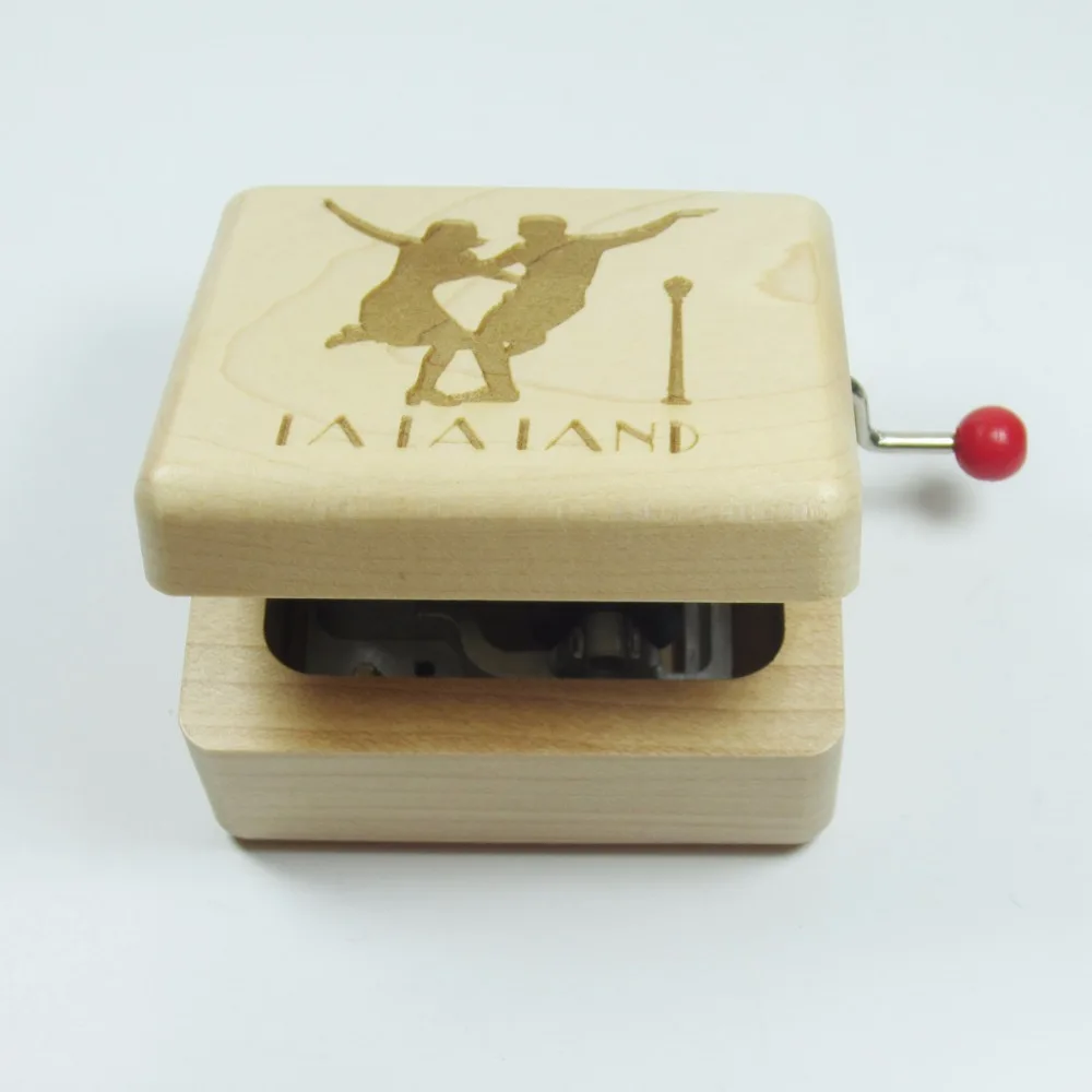 Handmade Wooden Music Box La La Land City of Stars Gifts For Birthday Christmas New Year