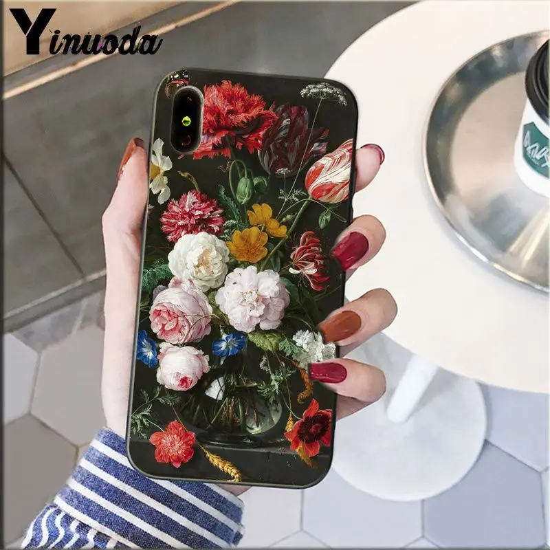 Classic painting flower Butterfly In a Vase aesthetic Art