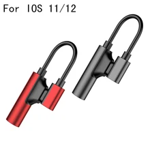 

Thbelieve 2 in 1 Headphone Adapter For iPhone 7 Music Charging Adaptores Support For IOS 12/11 Systerm Adaptores For IPhone 7 8