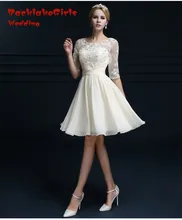 Maphia Homcoming Dresses Vestido Curto Custom Made Half Sleeve Scoop tight Tulle with Appliques Short Princess Gowns 2017 Dress