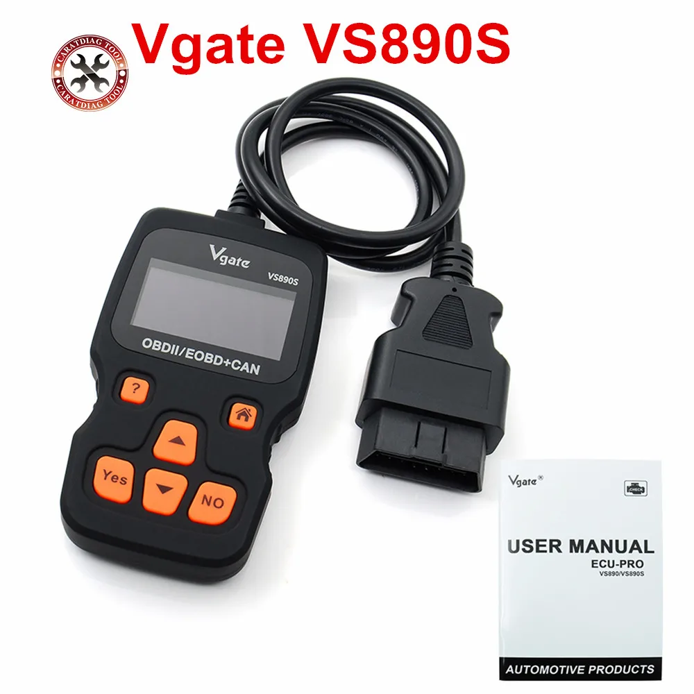 Оригинальный MaxiScan VS89s OBD2/EOBD + CAN Авто диагностический сканер авто считыватель кода