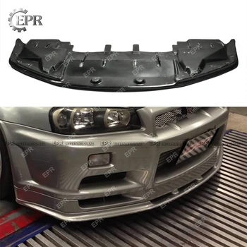 

For Nissan Skyline R34 GTR FRP Glass Fiber OEM Front Lip Body Kit Tuning Part For GTR R34 Fiberglass Bumper Lip with Undertray