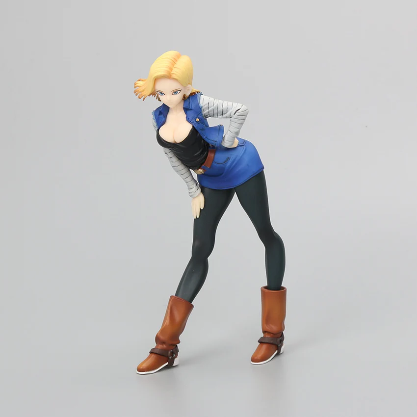 9 20 см дракон DBZ девушки Gals NO 18 лазурь Ранчи видель ПВХ экшн фигурка Дракон Z
