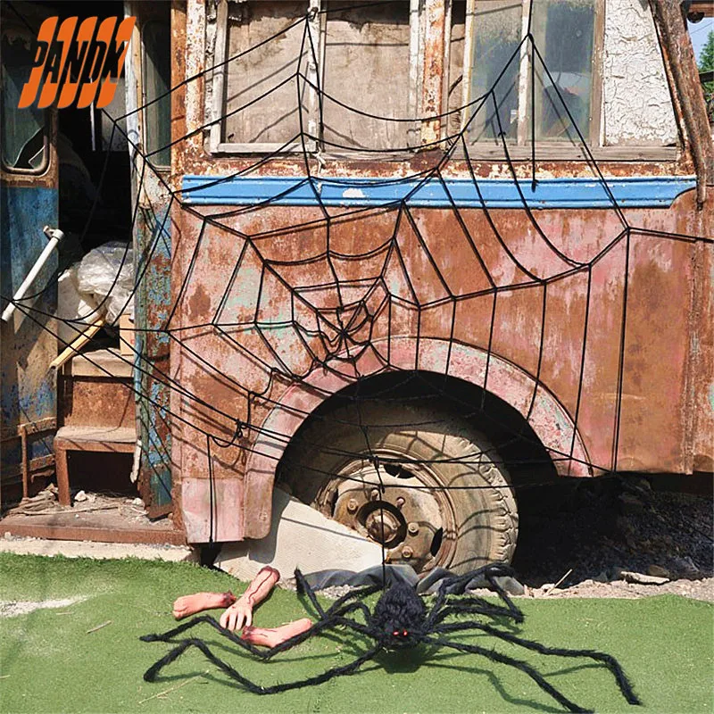 poseable furry giant spider webs halloween decorations halloween props haunted house ideas halloween party yard halloween - Giant Halloween Decorations poseable furry giant spider webs halloween decorations halloween props haunted house ideas halloween party yard halloween - Giant Halloween Decorations