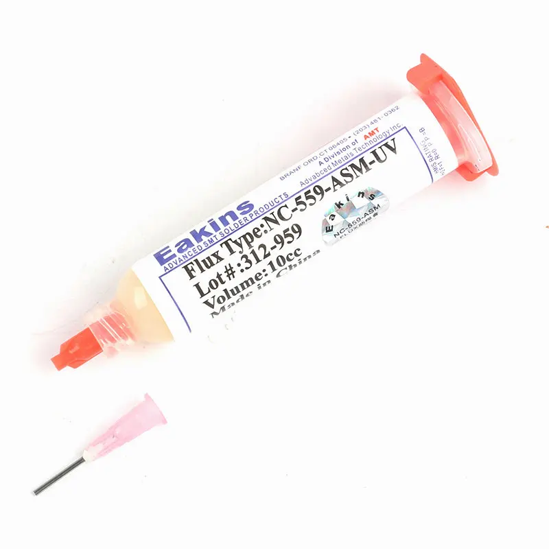 

559 10cc NC-559-ASM-UV solder Flux paste + Needles