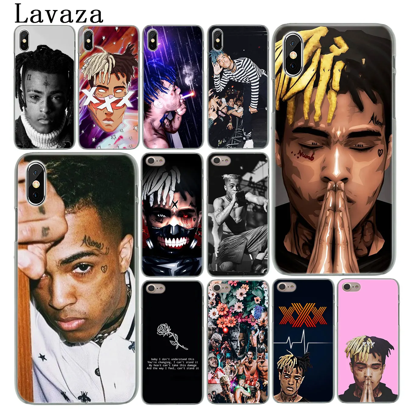 Lavaza الراب المغني XXXTentacion MC جراب هاتف ل أبل فون XR XS ماكس X 8 7 6 6 ثانية زائد 5 5 ثانية SE 10 غطاء 7 زائد 8 زائد حالات XSMax