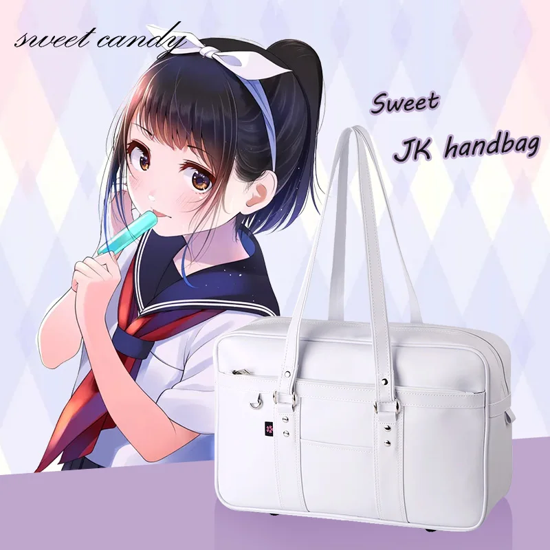 Girls Japanese School Bags High School College Uniforms Unisex Shoulder