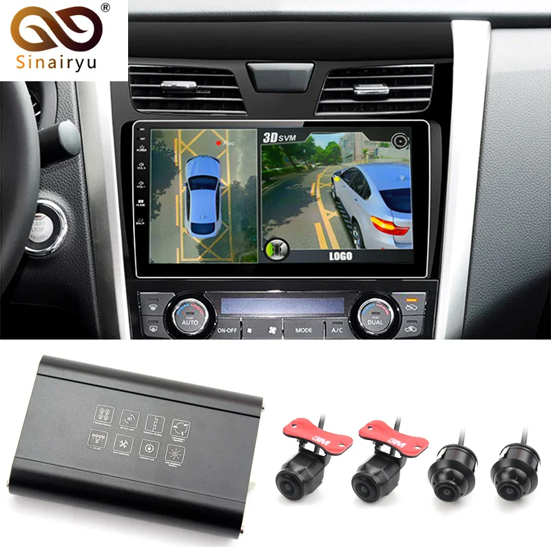 Sinairyu 3d hd surround view monitoring system 360 degree driving bird