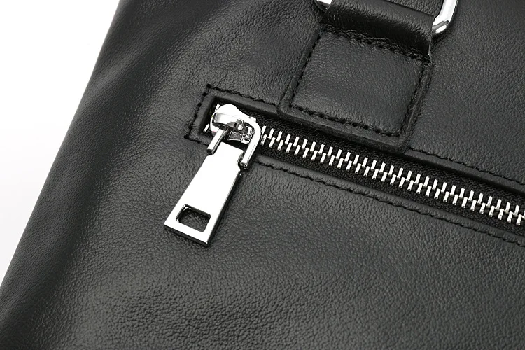 Мужские сумки бизнес-Документ сумка на плечо первый слой кожаная сумка через плечо мужская черная сумка из натуральной кожи Портативная