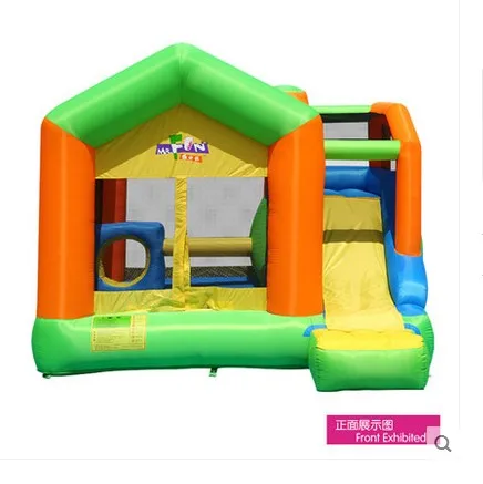 Free shipping Child inflatable indoor playground large household slide ocean pool big trampoline