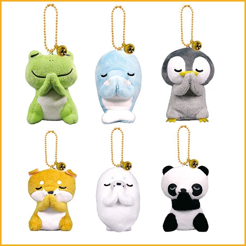 

Plush Animal Soft Doll Kids Toy Kawaii Plush Frog Pandas Stuffed Animals Soft Plushes Keychain Toys For Children Birthday Gifts
