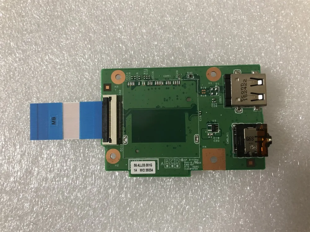 

New For Lenovo B495 LB495 Notebook IO Board USB Board With Cable Audio Jack Board 90003920