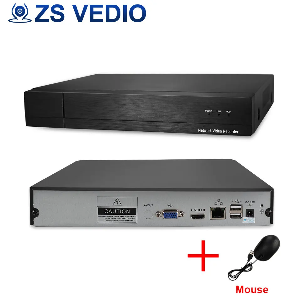 ZSVEDIO NVR 8CH 1080P ONVIF H.264 Wifi FTP сетевая система безопасности видео рекордер идеальная