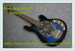 Лидер продаж синий глянцевая отделка 4 Строка Suneye Musicman Saber электрический бас гитары с палисандр гриф