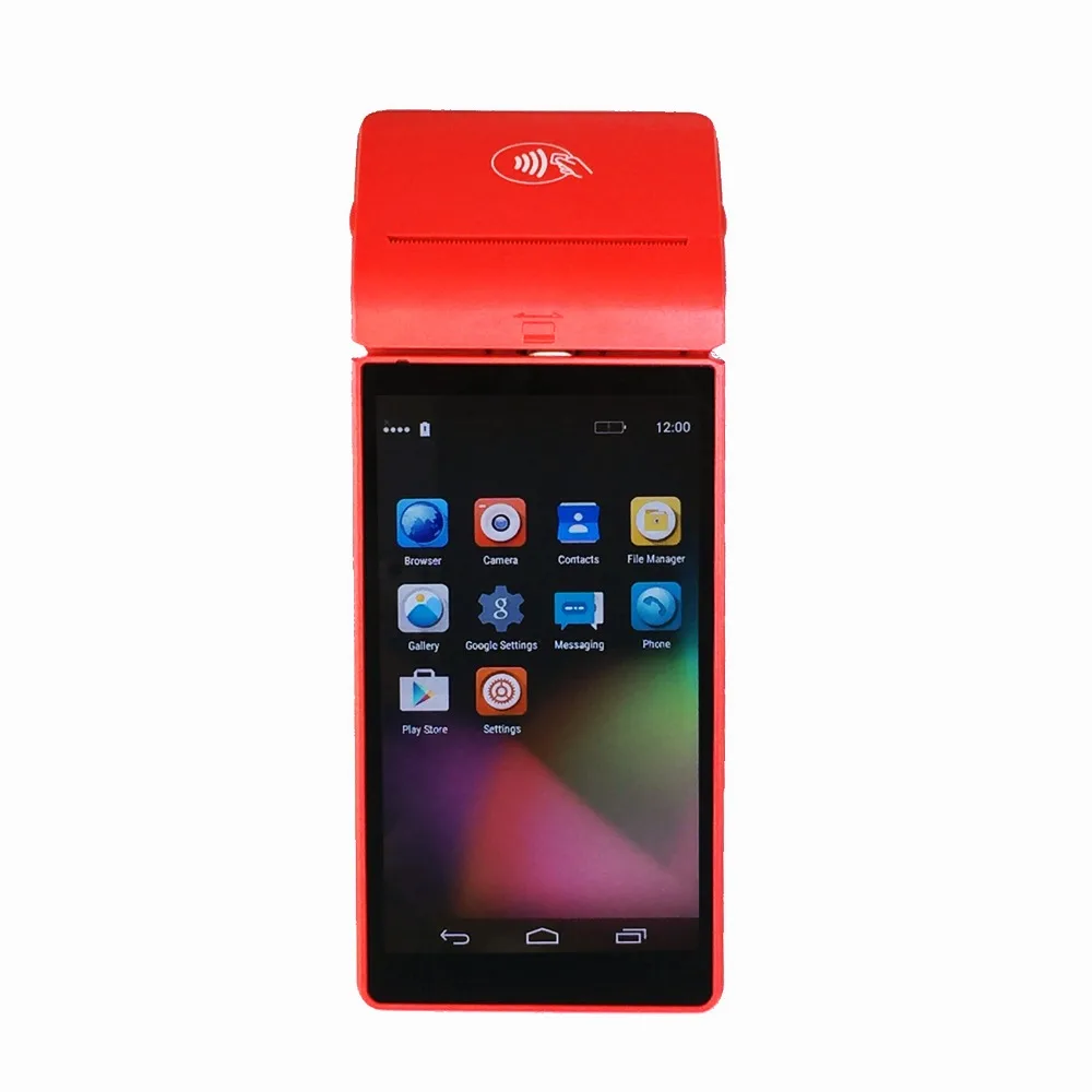 High Quality Android 5 1 OS 4G LTE NFC POS Terminal With IC Magnetic Card Contactless
