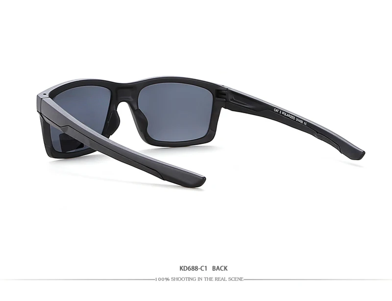 KDEAM, поляризационные солнцезащитные очки для мужчин, спортивные, TR90, оправа, анти-отражающие, океанские солнцезащитные очки, Полароид, солнцезащитные очки для вождения