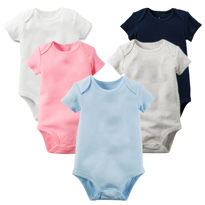 short sleeve O-Neck baby rompers