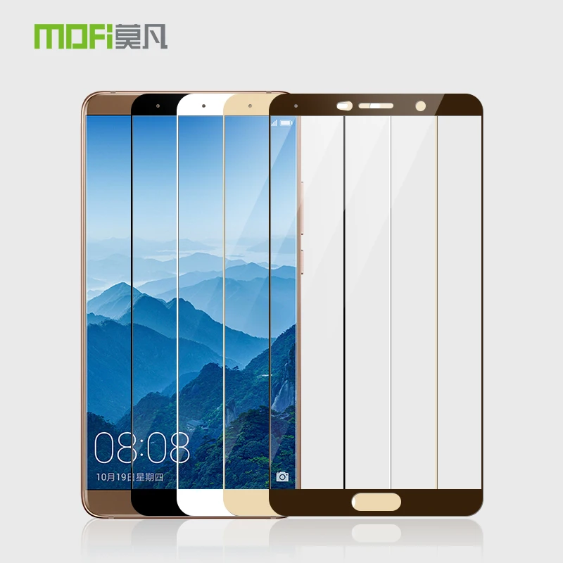 Huawei Mate 10 (5 9 дюйма) закаленное стекло MOFi полное покрытие Защитная пленка для