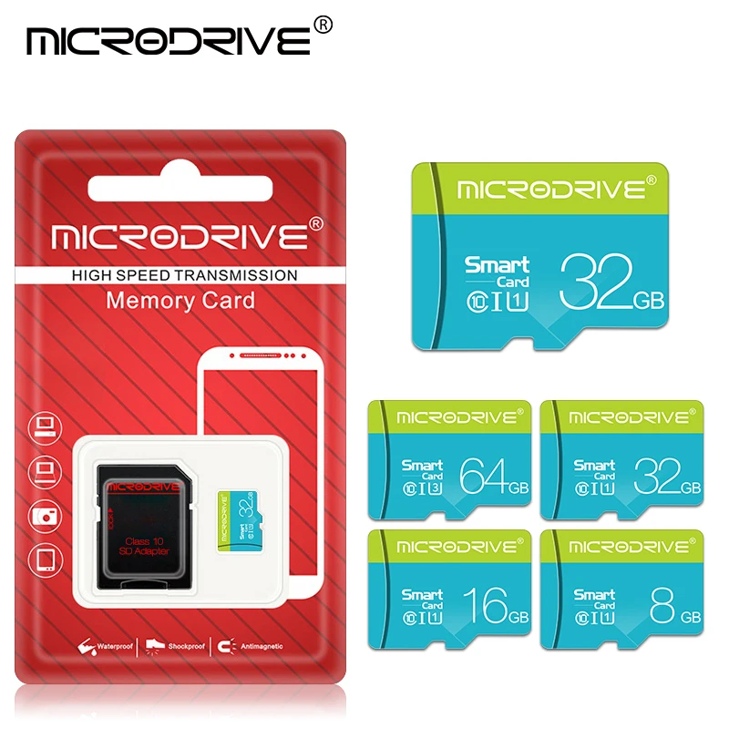 Карта памяти 16 Гб 64 Гб класс 10 32 Гб класс 10 U3 U1 Micro SD карты TF для телефона/планшета/камеры