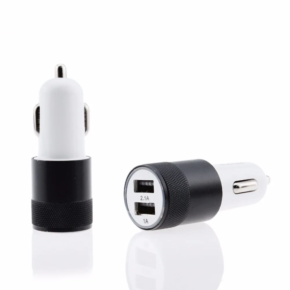 Vumpach شاحن سيارة مصغرة المزدوج USB شاحن سيارة ل iPhone6 6 s زائد 5 7 شاحن USB محول سامسونج Xiaomi شاحن يو اس بي