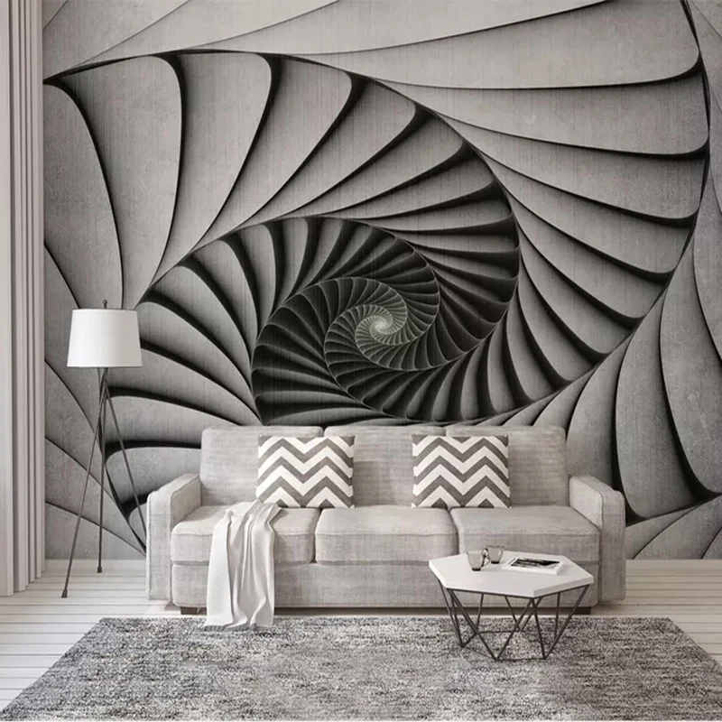Пользовательские фото обои 3D абстрактное пространство Геометрический Узор Настенная роспись Papel де Parede гостиная диван ТВ фон домашний декор