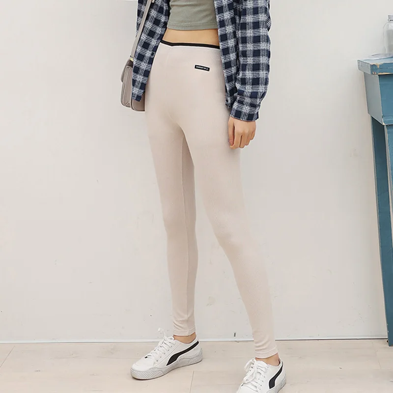 

SCOORBEE 2019 Spring-Autumn Women's Casual Cotton Leggings Fitness High Waist Elastic Women Leggings Fashion Workout Legging