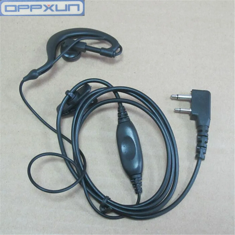 

OPPXUN 2PIn walkie-talkie headphones for ICOM IC V8 V82 V80 F3 F4 F10 F21 radios