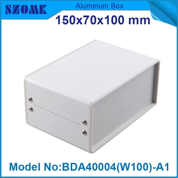 

1 piece high quality enclosure diy easy to do iron material metal instrument case body with plastic abs panels with screws