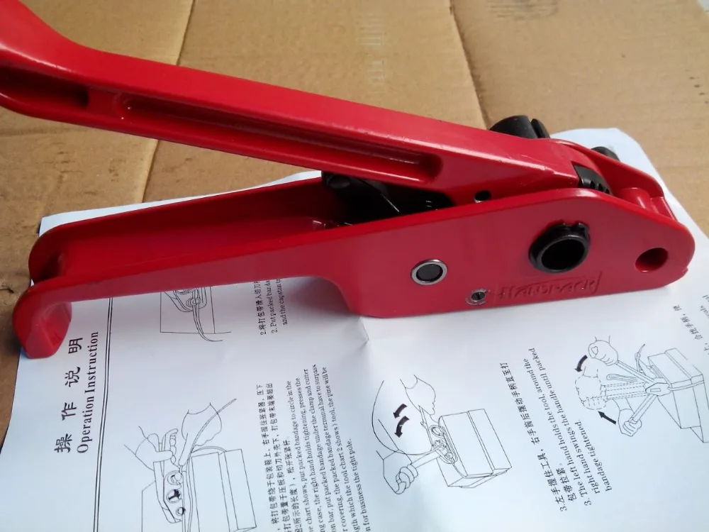 Лента для ленты из полиэстера ручное натяжное устройство 19 мм PP/PET|tools for|hand strapmachine