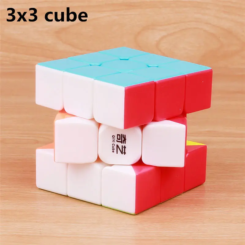 QIYI Профессиональный 3x3x3 5 7 см скоростной магический куб головоломка 2x2x2 наклейка
