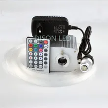 10 Вт RGB мерцание света двигателя + LED Волоконно-Оптический Звезда Потолок Комплект Фары 200 шт. 0.75 мм 2 М оптическое волокно + 20Key Дистанционного
