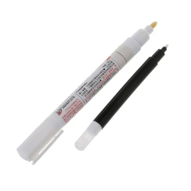 1 комплект белого цвета Перманентный маркер для шин ручка для автомобильных шин и шина для мотоциклов граффити фломастер на масляной