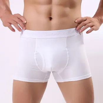 

Sexy Men Underwear Cotton Boxers Shorts Man Breathable Mid-waist U Convex Pouch Underpants Cueca masculina ropa Plus Size M-XXL