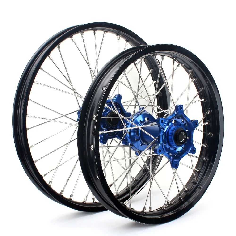 BIKINGBOY 21*1 6 18*2 15 36 спиц MX Передние Задние колесные диски концентраторы для KTM SX 200 450