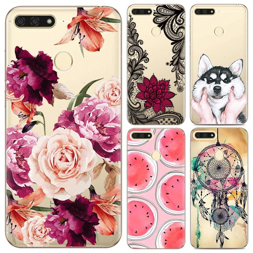 N-KHW1924_6_JONSNOW Protective Case for Huawei Honor 7C AUM-L41 5.7 inch Phone Back TPU Cover for Huawei Honor 7C 5.7'' Russia Version