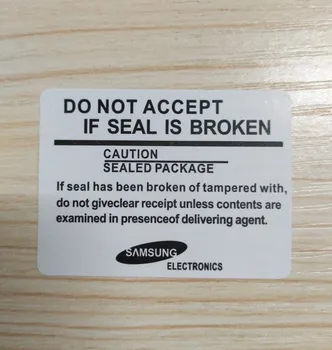 

500 PCS/Lot universal mobile phone seal label sticker samsung Galaxy S4 I9500 S3 S2 delivery