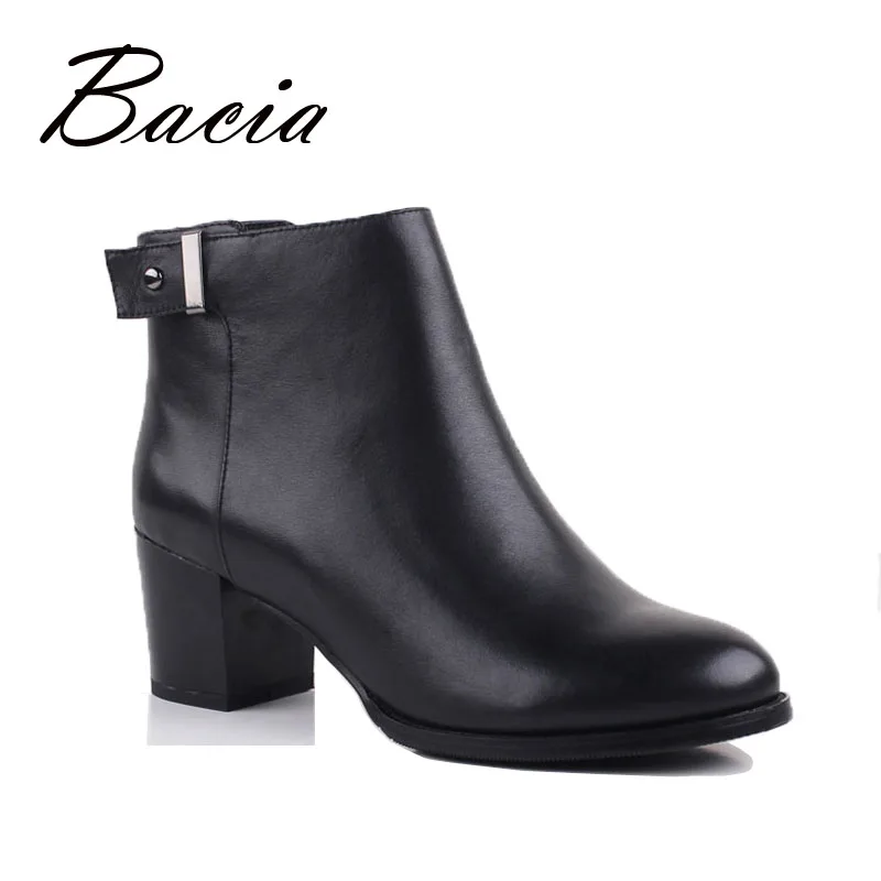 leather upper rubber bottom boots