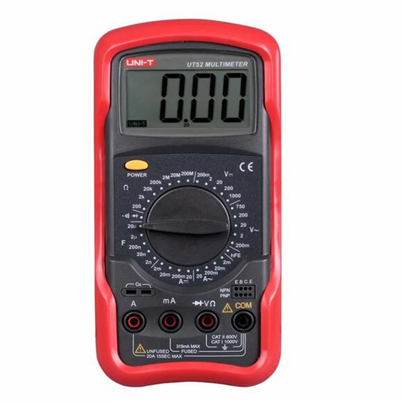UNI T UT52 Precise LCD Backlight Digital Multimeter UT52 Universal