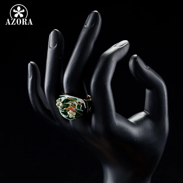Женское кольцо с австрийским кристаллом Stellux TR0054|designer ring|ring designring pattern |