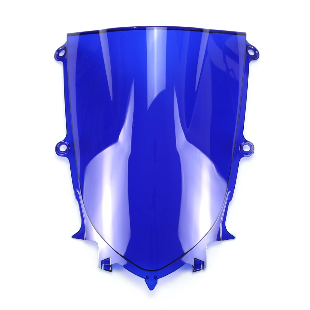 Blue Motorcycle Windshield Windscreen For Yamaha YZF R6 2017 2018