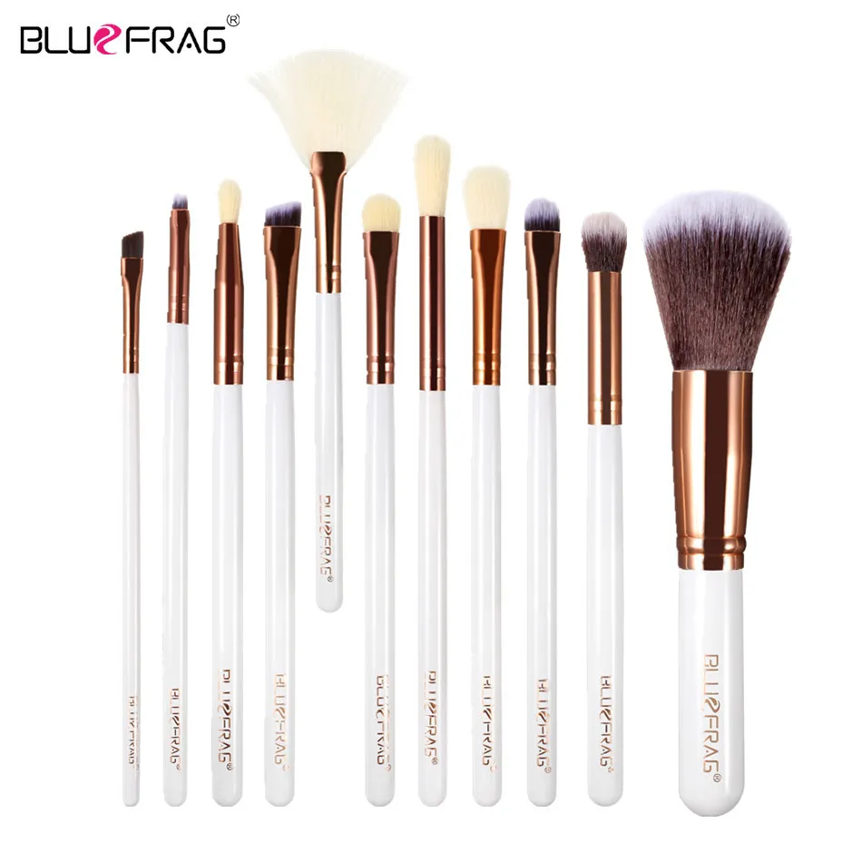 BLUEFRAG Brand 11Pcs Makeup Brushes Super Soft High Quality Eye Shadow Brush Tools BLBR0275 | Красота и здоровье
