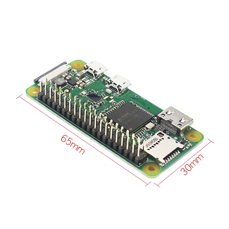 Raspberry Pi Zero W/WH предварительно сварочная пайка 40pin GPIO Header 512M ram встроенный WiFi и Bluetooth Raspberry Pi Zero Pi 0