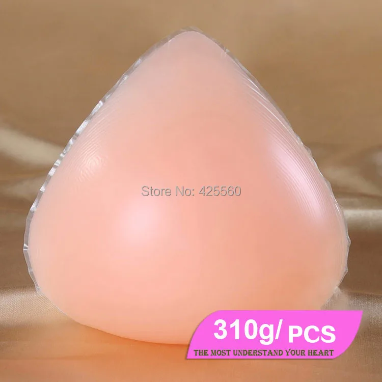 

310 g/piece B Cup Silicone Breast Forms Mastectomy Postoperative Artificial Silicone Fake Breast Enhancer For Woman